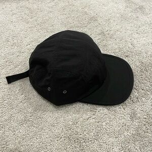 Black Flat Bill Hat - NWOT